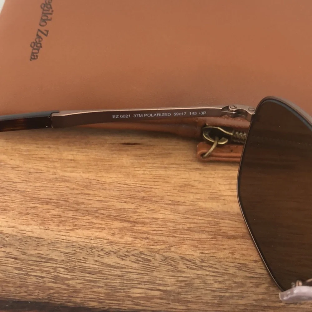 NWT Ermenegildo Zegna polarized sunglasses made in Italy - Picture 12 of 13